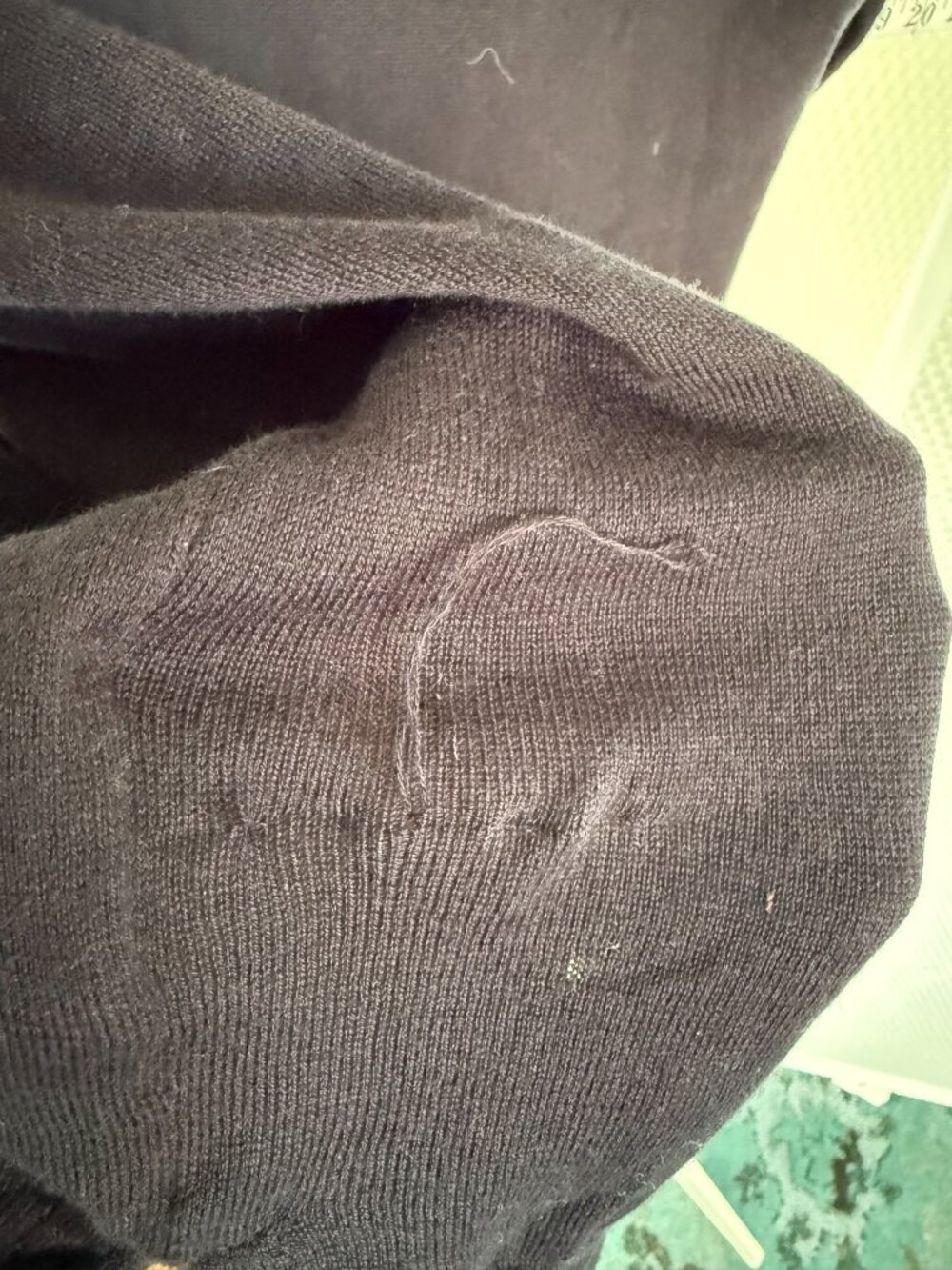 MONCLER NAVY BLUE CARDIGAN - Picture 8 of 8